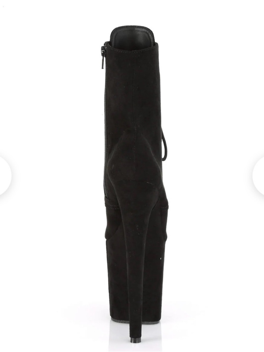 Pleaser Black Lace-Up Platform Ankle Boot (Flamingo-1020FS) - Picture 9 of 9